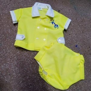 vintage 1950s infant boys vintage suit